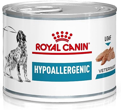 Royal Canin Veterinary Hypoallergenic Mousse | 12 x 200 g | Diät-Alleinfuttermittel für ausgewachsene Hunde | Mit hydrolysiertem Protein | Zur Unterstützung der Hautbarriere von ROYAL CANIN