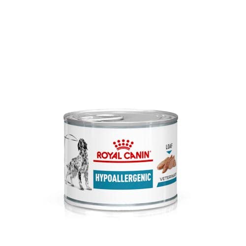 Royal Canin Veterinary Hypoallergenic Mousse | 12 x 200 g | Diät-Alleinfuttermittel für ausgewachsene Hunde | Mit hydrolysiertem Protein | Zur Unterstützung der Hautbarriere Royal Canin Veterinary Hypoallergenic Mousse | 12 x 200 g | Diät-Alleinfuttermittel für ausgewachsene Hunde | Mit hydrolysiertem Protein | Zur Unterstützung der Hautbarriere von ROYAL CANIN