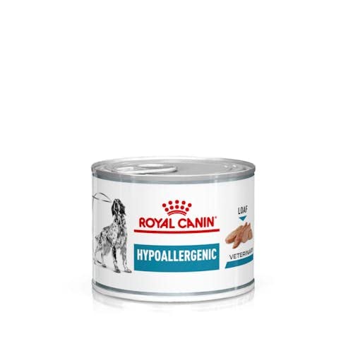 Royal Canin Veterinary Hypoallergenic Mousse | 12 x 200 g | Diät-Alleinfuttermittel für ausgewachsene Hunde | Mit hydrolysiertem Protein | Zur Unterstützung der Hautbarriere von ROYAL CANIN