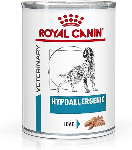 Royal Canin Veterinary Hypoallergenic Mousse | 12 x 400 g | Diät-Alleinfuttermittel für ausgewachsene Hunde | Mit hydrolysiertem Protein | Zur Unterstützung der Hautbarriere von ROYAL CANIN