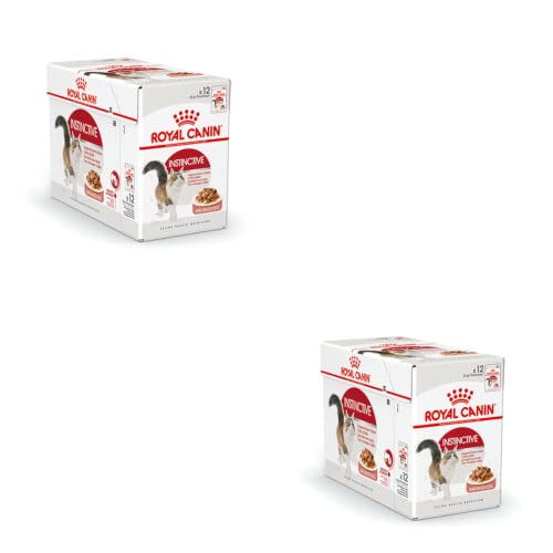 Royal Canin Instinctive Jelly | Doppelpack | 2 x 12 x 85 g | Nassfutter in Gelee für ausgewachsene Katzen | Zur Unterstützung der Harnwege und des Gewichts von ROYAL CANIN