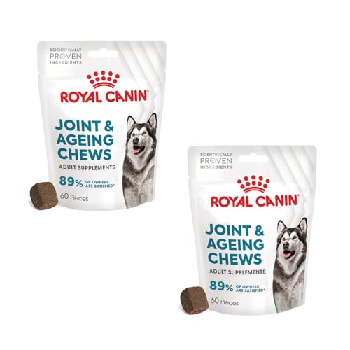 Royal Canin Joint & Ageing Chews | Doppelpack | 2 x 240 g | Snacks für Adulte Hunde Aller Größen & Rassen | Im wiederverschließbaren Beutel | Mit Tierärzten entwickeln | Mit Grünlippmüschel von ROYAL CANIN