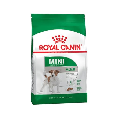 Royal Canin Mini Adult | 4 kg | Alleinfuttermittel für Hunde Kleiner Rassen | Omega -3 Fettsäuren für Haut und Fell | Abgestimmter Energiegehalt und angepasste Krokettengröße von ROYAL CANIN