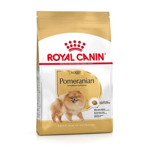 Royal Canin Pomeranian Adult | 1,5 kg | Alleinfuttermittel für Hunde | Trockenfutter für ausgewachsene und ältere Zwergspitze | Ab dem 8. Monat | Angepassten Mineralstoffgehalt von ROYAL CANIN