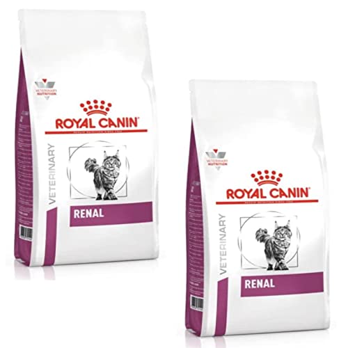 Royal Canin Veterinary Renal | Doppelpack | 2 x 400 g | Diät-Alleinfuttermittel für ausgewachsene Katzen | Zur Unterstützung bei Nierenproblemen | Mit niedrigem Phosphorgehalt Royal Canin Veterinary Renal | Doppelpack | 2 x 400 g | Diät-Alleinfuttermittel für ausgewachsene Katzen | Zur Unterstützung bei Nierenproblemen | Mit niedrigem Phosphorgehalt von Royal Canin