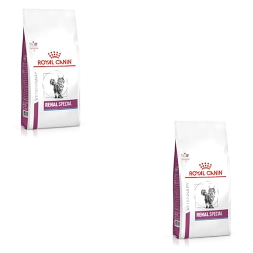 Royal Canin Veterinary Renal Special Feline | Doppelpack | 2 x 400 g | Diät-Alleinfuttermittel für ausgewachsene Katzen | Kann dabei helfen, die Nierenfunktionen zu unterstützen von ROYAL CANIN