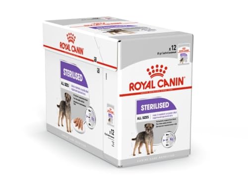 Royal Canin STERILISED Mousse | 12 x 85 g | Alleinfuttermittel für ausgewachsene und kastrierte Hunde ab dem 10. Lebensmonat | Verdauliche Proteine Royal Canin STERILISED Mousse | 12 x 85 g | Alleinfuttermittel für ausgewachsene und kastrierte Hunde ab dem 10. Lebensmonat | Verdauliche Proteine von ROYAL CANIN