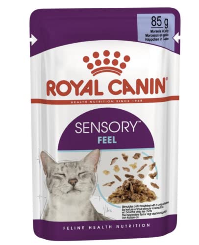 Royal Canin Sensory Feel Nassfutter in Gelee für wählerische Katzen 12 x 85 g von ROYAL CANIN