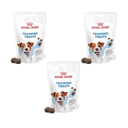Royal Canin Trainings Treats | 3er Pack | 3 x 110 g | Snacks für Hunde Aller Größen & Rassen | Im praktischen wiederverschließbaren Beutel | Ab dem 6. Lebensmonat | Mit Geflügel Royal Canin Trainings Treats | 3er Pack | 3 x 110 g | Snacks für Hunde Aller Größen & Rassen | Im praktischen wiederverschließbaren Beutel | Ab dem 6. Lebensmonat | Mit Geflügel von ROYAL CANIN