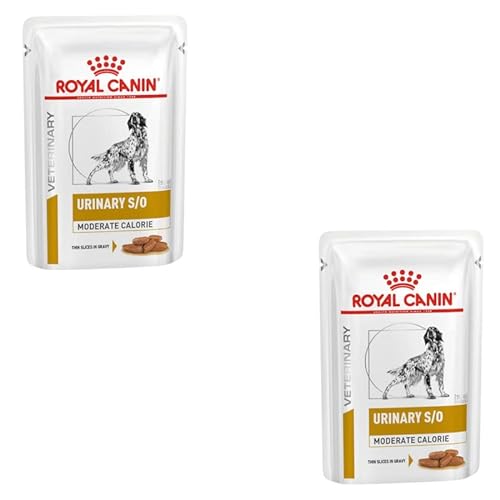 Royal Canin Urinary S/O Moderate Calorie | Doppelpack | 2 x 12 x 100 g | Nassfutter für Hunde | Zur Unterstützung bei Struvitsteinen und zur Verringerung von Struvitsteinrezidiven von ROYAL CANIN