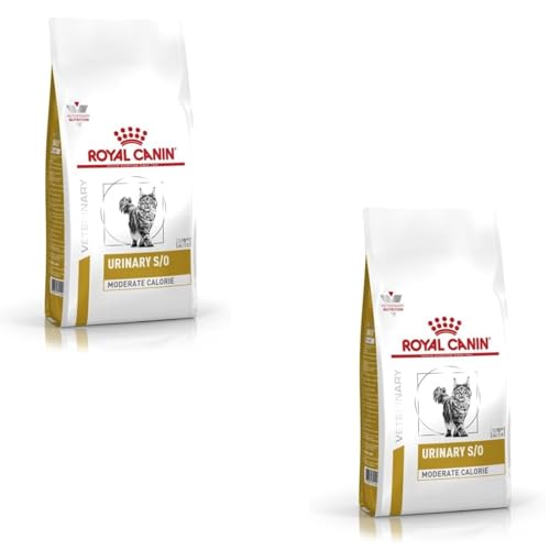 Royal Canin Veterinary Urinary S/O Moderate Calorie | Doppelpack | 2 x 400 g | Trockenfutter für Katzen | Zur Unterstützung bei Struvitkristallen | Moderater Energiegehalt Royal Canin Veterinary Urinary S/O Moderate Calorie | Doppelpack | 2 x 400 g | Trockenfutter für Katzen | Zur Unterstützung bei Struvitkristallen | Moderater Energiegehalt von Royal Canin
