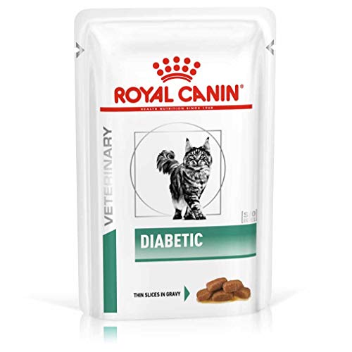 Royal Canin Vet Diet Diabetic Frischebeutel Katze, Option:48 x 100 gr von ROYAL CANIN