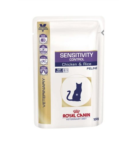 Royal Canin Veterinary Diet Feline Sensitivity Control Huhn, 4er Pack (4 x 1.2 kg) von ROYAL CANIN