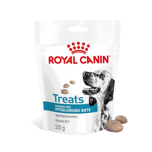 Royal Canin Veterinary Hypoallergenic Treats | 230 g | Snacks für Erwachsene Hunde Aller Größen & Rassen | Im wiederverschließbaren Beutel | Hydrolysierte Proteine Royal Canin Veterinary Hypoallergenic Treats | 230 g | Snacks für Erwachsene Hunde Aller Größen & Rassen | Im wiederverschließbaren Beutel | Hydrolysierte Proteine von ROYAL CANIN
