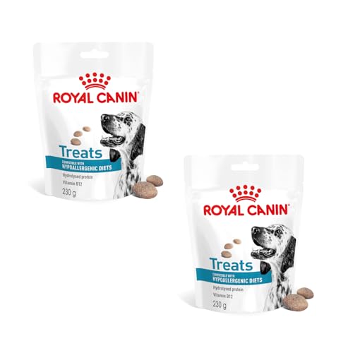 Royal Canin Veterinary Hypoallergenic Treats | Doppelpack | 2 x 230 g | Snacks für Erwachsene Hunde Aller Größen & Rassen | Im wiederverschließbaren Beutel | Hydrolysierte Proteine Royal Canin Veterinary Hypoallergenic Treats | Doppelpack | 2 x 230 g | Snacks für Erwachsene Hunde Aller Größen & Rassen | Im wiederverschließbaren Beutel | Hydrolysierte Proteine von ROYAL CANIN