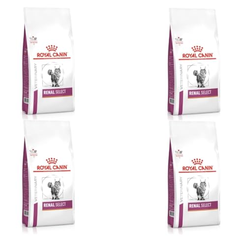 Royal Canin Veterinary Renal Select | 4er Pack | 4 x 400 g | Diät-Alleinfuttermittel für Katzen | Kann zur Unterstützung der Nierenfunktion bei Niereninsuffizienz beitragen von ROYAL CANIN