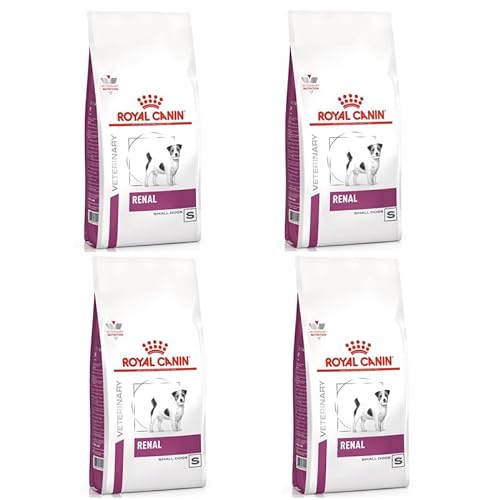 Royal Canin Veterinary Renal Small Dogs | 4er Pack | 4 x 500 g | Diät-Alleinfuttermittel für ausgewachsene Hunde | Kann zur Unterstützung der Nierenfunktion beitragen von ROYAL CANIN