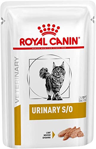 Royal Canin Veterinary URINARY S/O Mousse | 12 x 85 g | Diät-Alleinfuttermittel für Katzen | Kann zur Auflösung von Struvitsteinen und zur Verringerung von Rezidiven beitragen von ROYAL CANIN