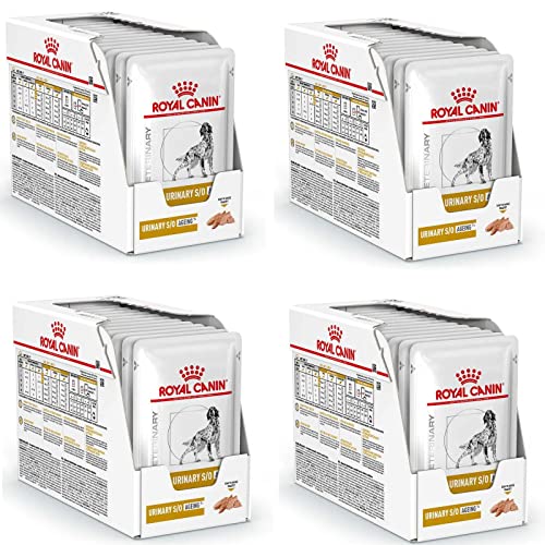 Royal Canin Veterinary Urinary S/O Ageing 7+ | 4er Pack | 4 x 12 x 85 g | Diät-Alleinfuttermittel für Hunde | Kann die Harnwege dabei unterstützen gesund zu bleiben von ROYAL CANIN