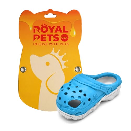 ROYAL PETS USA Unzerstörbares, langlebiges und robustes Kauspielzeug für aggressive Kauer. Interaktives Spielzeug für kleine, mittelgroße und große Rassen, mit 100 % Naturkautschuk und Geschmack. von ROYAL PETS USA