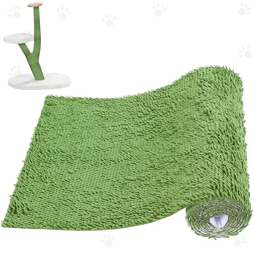ROYALAY Kratzbaum für Katzen, mit Teppich, 199,9 x 40,1 cm, zuschneidbar, selbstklebende Matte, Katzenkratzer, Möbelschutz, Kratzbaum, Regale, Ersatzteile für Regale, Stufen, Couch, DIY-Schutz von ROYALAY