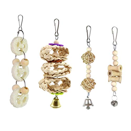 8 Stück/Set Vogel/Papageien-Hängeschaukel aus Holz, Hängematte, Kletterleitern, Sitzstangen 8 Stück/Set Vogel/Papageien-Hängeschaukel aus Holz, Hängematte, Kletterleitern, Sitzstangen von ROYJJ