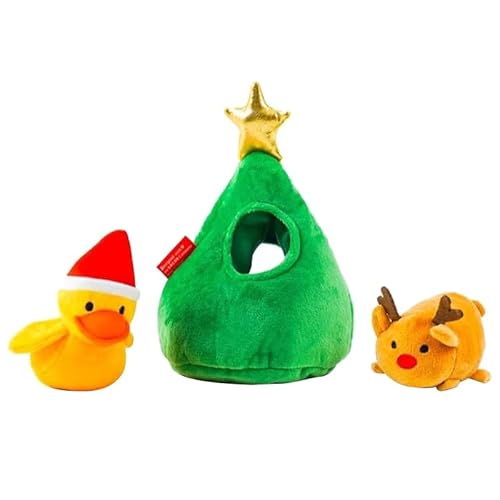 ROYJJ Lustiges Plüschspielzeug mit Anruf / Ton Papier verstecktes Futter Haustier Hundespielzeug Fotografie Requisiten Hund Weihnachten Essen Verstecken Spielzeug ROYJJ Lustiges Plüschspielzeug mit Anruf / Ton Papier verstecktes Futter Haustier Hundespielzeug Fotografie Requisiten Hund Weihnachten Essen Verstecken Spielzeug von ROYJJ