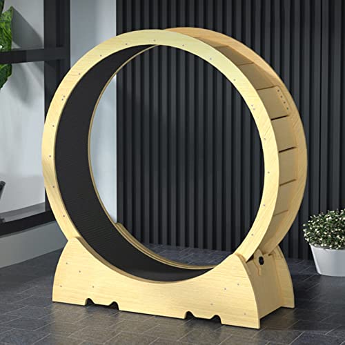 katzenlaufrad No-Pinch Katzenlaufrad Mit Sicherheitsverschluss, Austauschbare Landebahn Des Katzenlaufbands, Katzenrad Dreht Sich Ruhig und Gleichmäßig, Hamsterrad für Katzen ( Size : 100cm (39 3/8") katzenlaufrad No-Pinch Katzenlaufrad Mit Sicherheitsverschluss, Austauschbare Landebahn Des Katzenlaufbands, Katzenrad Dreht Sich Ruhig und Gleichmäßig, Hamsterrad für Katzen ( Size : 100cm (39 3/8") von ROYUMI
