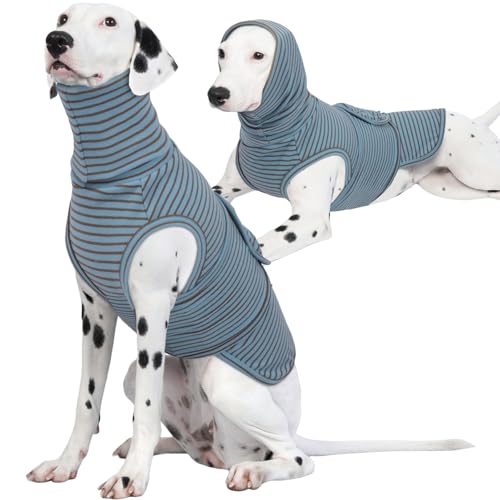 ROZKITCH Hunde-Angstjacken, beruhigende Jacke für Angst mit Kapuze, weiche Ohrenabdeckung, Anti-Stress-Jacke für Feuerwerk, Reisen, Tierarztbesuch, Gewichtsweste, gestreift, Größe XXL ROZKITCH Hunde-Angstjacken, beruhigende Jacke für Angst mit Kapuze, weiche Ohrenabdeckung, Anti-Stress-Jacke für Feuerwerk, Reisen, Tierarztbesuch, Gewichtsweste, gestreift, Größe XXL von ROZKITCH