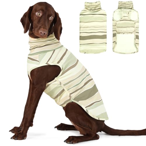 ROZKITCH Hunde-Fleece-Weste, warme Winterjacke, dehnbares Sweatshirt mit Loch für die Leine, leichter Pullover für Jungen und Mädchen, für große Hunde, flach, Kaffee, Größe XL ROZKITCH Hunde-Fleece-Weste, warme Winterjacke, dehnbares Sweatshirt mit Loch für die Leine, leichter Pullover für Jungen und Mädchen, für große Hunde, flach, Kaffee, Größe XL von ROZKITCH