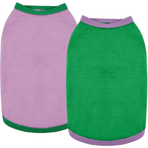 ROZKITCH Hunde-Shirts, leicht, dehnbar, weich, ärmellos, atmungsaktiv, Kleidung für Welpen, Kätzchen, Katzen, Basic-Tank-Top, modisches Outfit für kleine, mittelgroße und große Hunde, Größe M, 2 Stück ROZKITCH Hunde-Shirts, leicht, dehnbar, weich, ärmellos, atmungsaktiv, Kleidung für Welpen, Kätzchen, Katzen, Basic-Tank-Top, modisches Outfit für kleine, mittelgroße und große Hunde, Größe M, 2 Stück von ROZKITCH