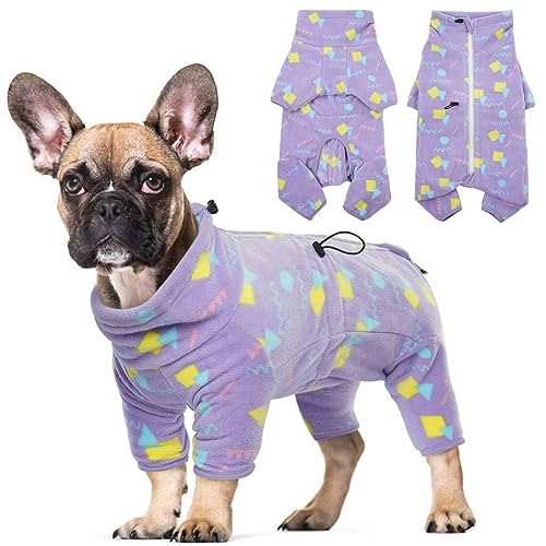 ROZKITCH Hunde-Wintermantel, weicher Fleece-Pullover, Pyjama, Winddicht, warm, kaltes Wetter, Weste mit leuchtendem Reißverschluss, Overall für kleine, mittelgroße und große Hunde, Geometrie, Größe ROZKITCH Hunde-Wintermantel, weicher Fleece-Pullover, Pyjama, Winddicht, warm, kaltes Wetter, Weste mit leuchtendem Reißverschluss, Overall für kleine, mittelgroße und große Hunde, Geometrie, Größe von ROZKITCH
