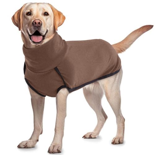 ROZKITCH Hunde-Wintermantel, weicher Pullover, Pyjama, Haustier, winddicht, warm, kaltes Wetter, Jacke, Weste, gemütlich, Einteiler, Bekleidung, Outfit, Kleidung für kleine, mittelgroße und große Hunde, Spazierengehen, Wandern, Reisen, Schlafen, Braun ROZKITCH Hunde-Wintermantel, weicher Pullover, Pyjama, Haustier, winddicht, warm, kaltes Wetter, Jacke, Weste, gemütlich, Einteiler, Bekleidung, Outfit, Kleidung für kleine, mittelgroße und große Hunde, Spazierengehen, Wandern, Reisen, Schlafen, Braun von ROZKITCH