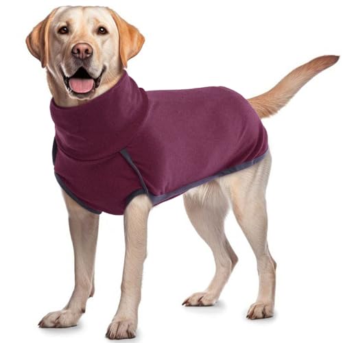 ROZKITCH Hunde-Wintermantel, weicher Pullover, Schlafanzug, winddicht, warm, für kaltes Wetter, gemütlich, Einteiler für kleine, mittelgroße und große Hunde, zum Wandern, Reisen, Schlafen, Rot ROZKITCH Hunde-Wintermantel, weicher Pullover, Schlafanzug, winddicht, warm, für kaltes Wetter, gemütlich, Einteiler für kleine, mittelgroße und große Hunde, zum Wandern, Reisen, Schlafen, Rot von ROZKITCH