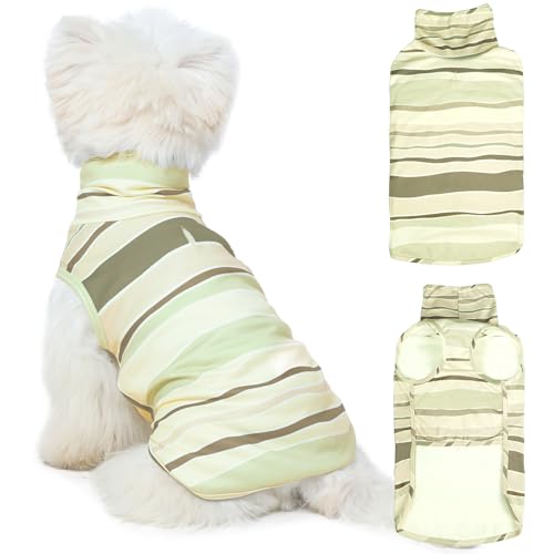 ROZKITCH Hundemantel aus Stretch-Fleece, weicher Haustierpullover, maschinenwaschbar, Pullover für Winter und Herbst, Frühling mit Rollkragen für kleine Hunde, Havaneser, Shih Tzu, Papillon von ROZKITCH