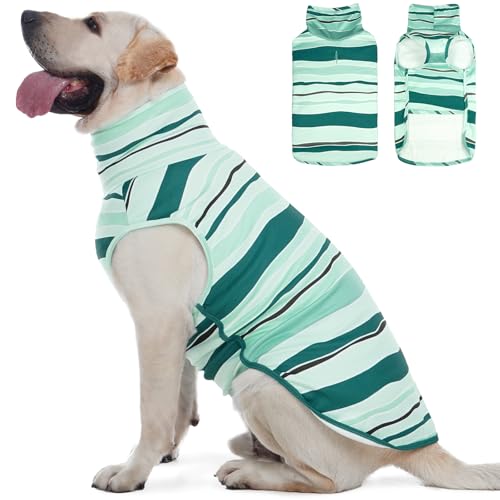 ROZKITCH Hundeshirt für große Hunde, riesige Rassen mit Loch für die Leine, Pullover, Haustier-Kapuzenpullover und Weste, atmungsaktiv, gemütlicher Pullover für stilvolles und funktionales Design von ROZKITCH