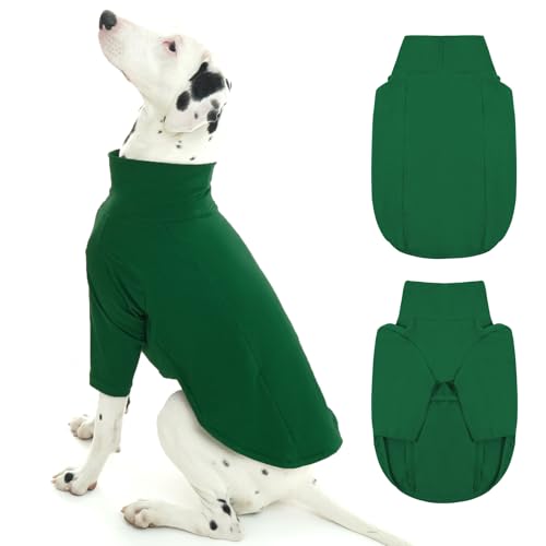 ROZKITCH T-Shirt für große Hunde mit langen Ärmeln vorne, dehnbar, leicht, atmungsaktiv, für große Hunde, Hunde-T-Shirt, Hundekleidung, Schlafanzug für den Innenbereich, Grün, Größe XXL ROZKITCH T-Shirt für große Hunde mit langen Ärmeln vorne, dehnbar, leicht, atmungsaktiv, für große Hunde, Hunde-T-Shirt, Hundekleidung, Schlafanzug für den Innenbereich, Grün, Größe XXL von ROZKITCH