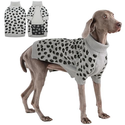 ROZKITCH Winter-Strickpullover für große Rassen, weich und gemütlich, für kaltes Wetter, Bulldoggen, Dobermänner und Huskies, Grau, Größe 5XL ROZKITCH Winter-Strickpullover für große Rassen, weich und gemütlich, für kaltes Wetter, Bulldoggen, Dobermänner und Huskies, Grau, Größe 5XL von ROZKITCH
