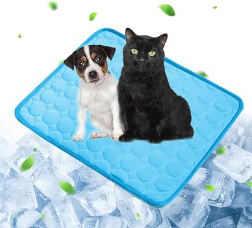 RPixc Faltbare kühlende Schlafdecke für Hunde für den Sommer, selbstkühlende Isomatte, Wasser, wiederverwendbar, Trainingspad, wasserdicht, Materialsicherheit von RPixc