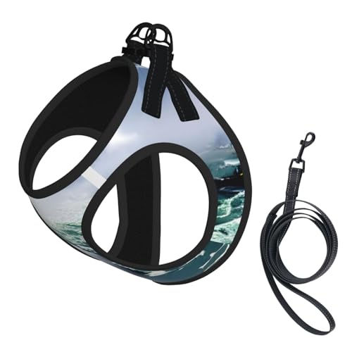 Niagara Welpengeschirr, Hundegeschirr und Leine, weiches Netzgewebe, reflektierend, atmungsaktiv, leicht, Westenstil Niagara Welpengeschirr, Hundegeschirr und Leine, weiches Netzgewebe, reflektierend, atmungsaktiv, leicht, Westenstil von RRSZCC