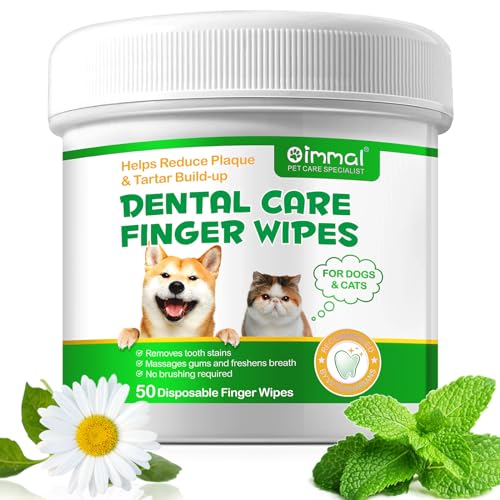 Pet Teeth Cleaning Wipes for Dogs & Cats, Dog Dental Care Finger Wipes, Breath Freshener Dog Teeth Cleaning Finger Wipes, Dog Dental Care Wipes Help Wipe Away Plaque & Tartar, Dog Tooth Brushing Kit von RSGRT