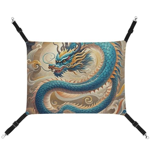 RTFGHJS Hängende Haustier-Hängematte für Käfig, weich, atmungsaktiv, Drachen-Haustierkäfig-Bett mit Metallhaken, für kleine Haustiere, ruhende Schlafunterlage für Katzen, Hunde, Kaninchen, andere RTFGHJS Hängende Haustier-Hängematte für Käfig, weich, atmungsaktiv, Drachen-Haustierkäfig-Bett mit Metallhaken, für kleine Haustiere, ruhende Schlafunterlage für Katzen, Hunde, Kaninchen, andere von RTFGHJS