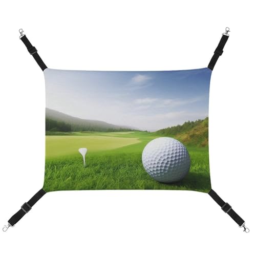 RTFGHJS Hängende Haustier-Hängematte für Käfig, weich, atmungsaktiv, Golf, Sport, Haustierkäfigbett mit Metallhaken, für kleine Haustiere, ruhende Schlafunterlage für Katzen, Hunde, Kaninchen, andere RTFGHJS Hängende Haustier-Hängematte für Käfig, weich, atmungsaktiv, Golf, Sport, Haustierkäfigbett mit Metallhaken, für kleine Haustiere, ruhende Schlafunterlage für Katzen, Hunde, Kaninchen, andere von RTFGHJS
