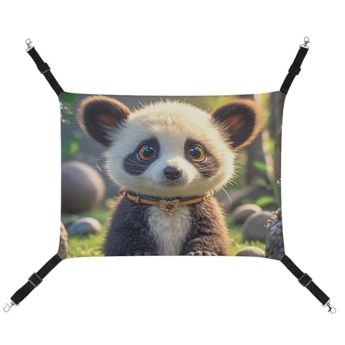 RTFGHJS Hängende Haustier-Hängematte für Käfig, weich, atmungsaktiv, när, niedliches Tierkäfigbett mit Metallhaken, für kleine Haustiere, Schlafunterlage für Katzen, Hunde, Kaninchen, andere RTFGHJS Hängende Haustier-Hängematte für Käfig, weich, atmungsaktiv, när, niedliches Tierkäfigbett mit Metallhaken, für kleine Haustiere, Schlafunterlage für Katzen, Hunde, Kaninchen, andere von RTFGHJS
