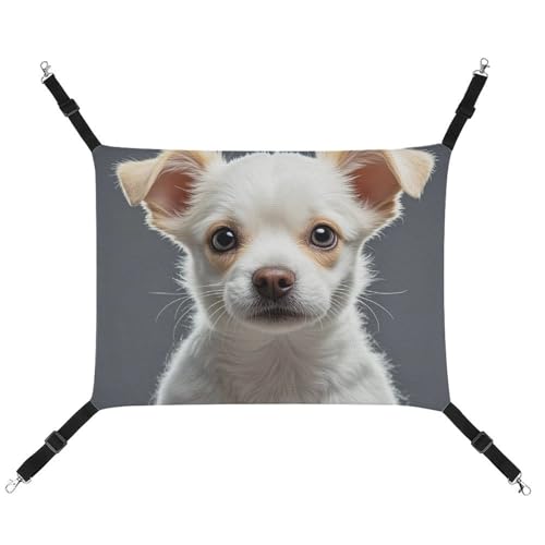 RTFGHJS Hängende Haustier-Hängematte für Käfig, weich, atmungsaktiv, niedliches Hundekäfigbett mit Metallhaken, für kleine Haustiere, Schlafunterlage für Katzen, Hunde, Kaninchen, andere Kleintiere von RTFGHJS