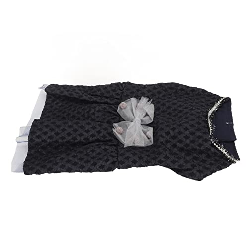 RTLR Haustierkleid, Hundekleid, elastisch, bequem, Schleifen-Dekoration, niedlich, weich, dünn, handgefertigt, für Katzen und Haustiere, für Geburtstagsfeiern für den Alltag (L) von RTLR