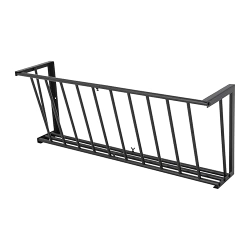 RUETERY Heuraufe Pferd, Heuraufe Schafe mit Mehreren Fütterungsöffnungen, Wandmontage Heuraufe Futterspender für Schafen, Ziegen, Pferden, 102 x 24 x 40 cm von RUETERY