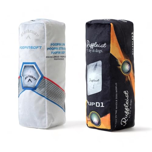 RUFF PUFF Hundespielzeug – Golfbälle Ärmel Parodie Hundespielzeug mit Quietscher – Golfzeug – Plüsch-Welpenspielzeug – Golfzubehör – lustige Golfgeschenke RUFF PUFF Hundespielzeug – Golfbälle Ärmel Parodie Hundespielzeug mit Quietscher – Golfzeug – Plüsch-Welpenspielzeug – Golfzubehör – lustige Golfgeschenke von RUFF PUFF