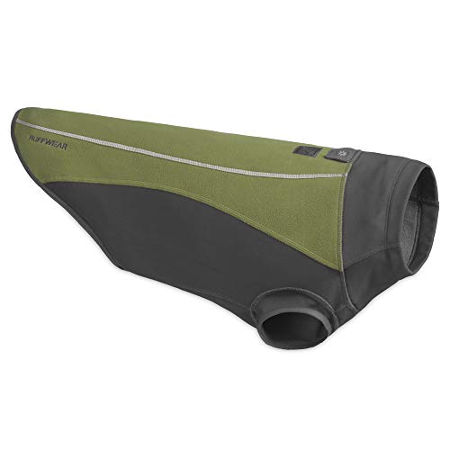 RUFFWEAR Climate Changer Pullover, Leichte, Wetterfeste und Warme Hundejacke mit Konturierten Flügelärmeln, Cedar Green, Small RUFFWEAR Climate Changer Pullover, Leichte, Wetterfeste und Warme Hundejacke mit Konturierten Flügelärmeln, Cedar Green, Small von RUFFWEAR
