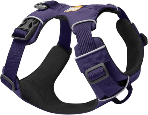 RUFFWEAR Front Range Hundegeschirr mit Brustring, Reflektierendes Gepolstertes Anti-Zieh-Geschirr, Purple Sage, M RUFFWEAR Front Range Hundegeschirr mit Brustring, Reflektierendes Gepolstertes Anti-Zieh-Geschirr, Purple Sage, M von RUFFWEAR